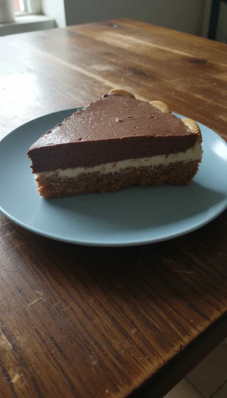 Foto deliciosa de Torta de Wafer com Chocolate pronta para servir - Tortas & Tortinhas