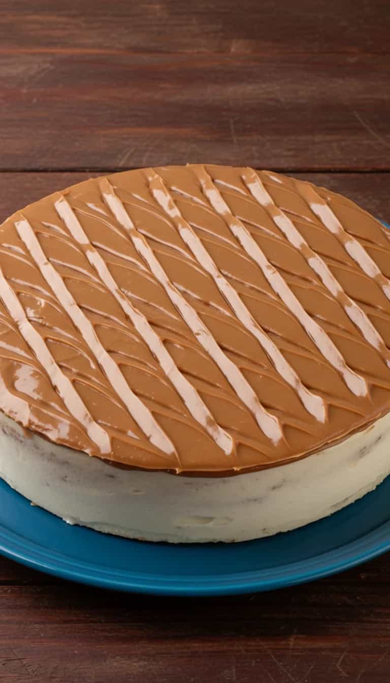 Foto deliciosa de Torta Deliciosa de Biscoito Maisena pronta para servir - Tortas & Tortinhas