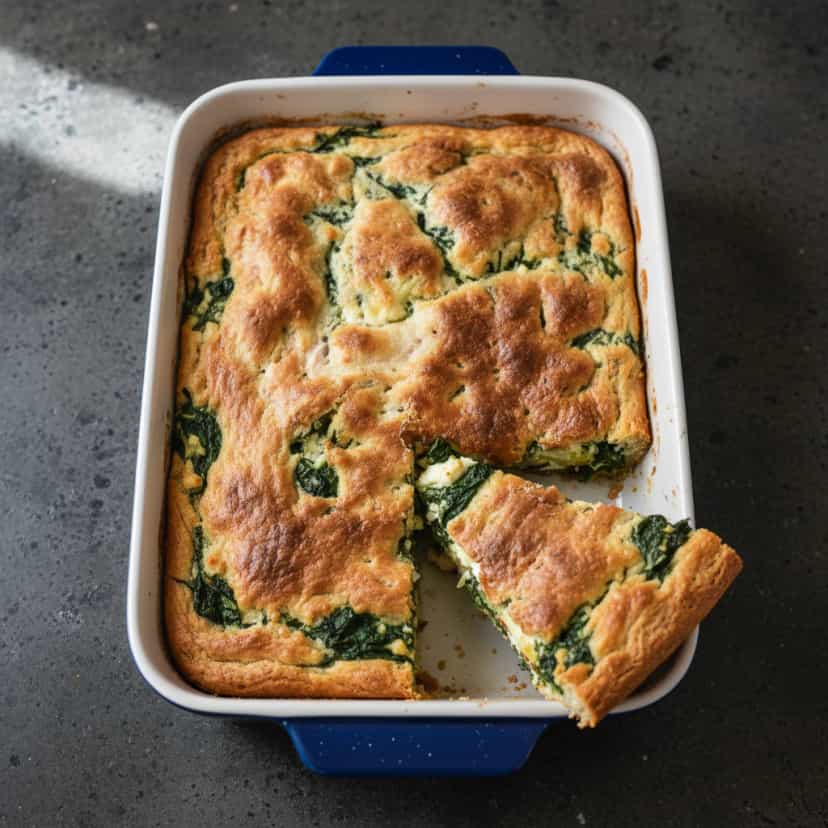 Foto deliciosa de Torta Fácil de Espinafre pronta para servir - Outras Receitas