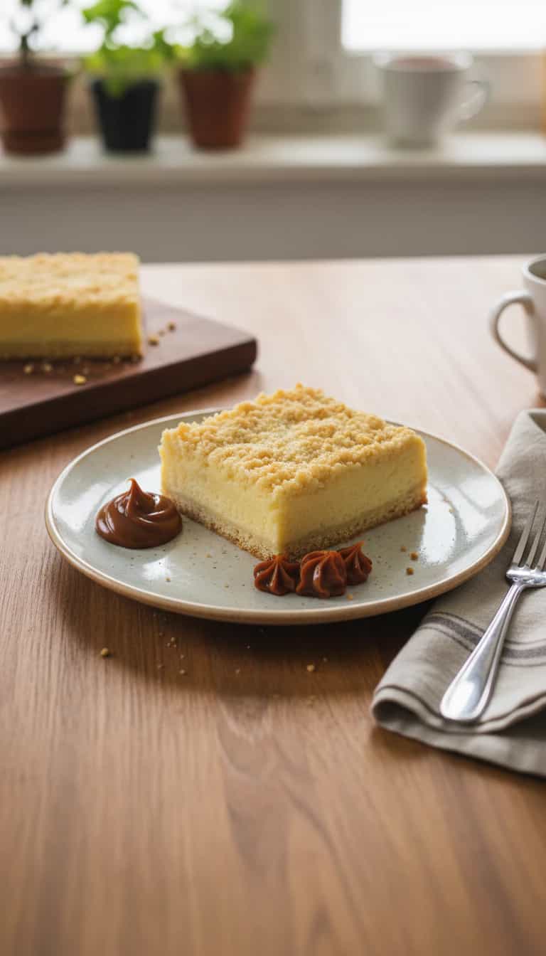 Foto deliciosa de Torta farofa de banana pronta para servir - Tortas & Tortinhas