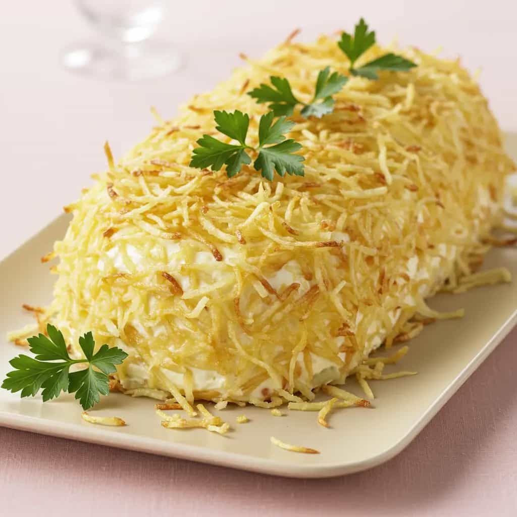 Torta Fria de Atum Natalina