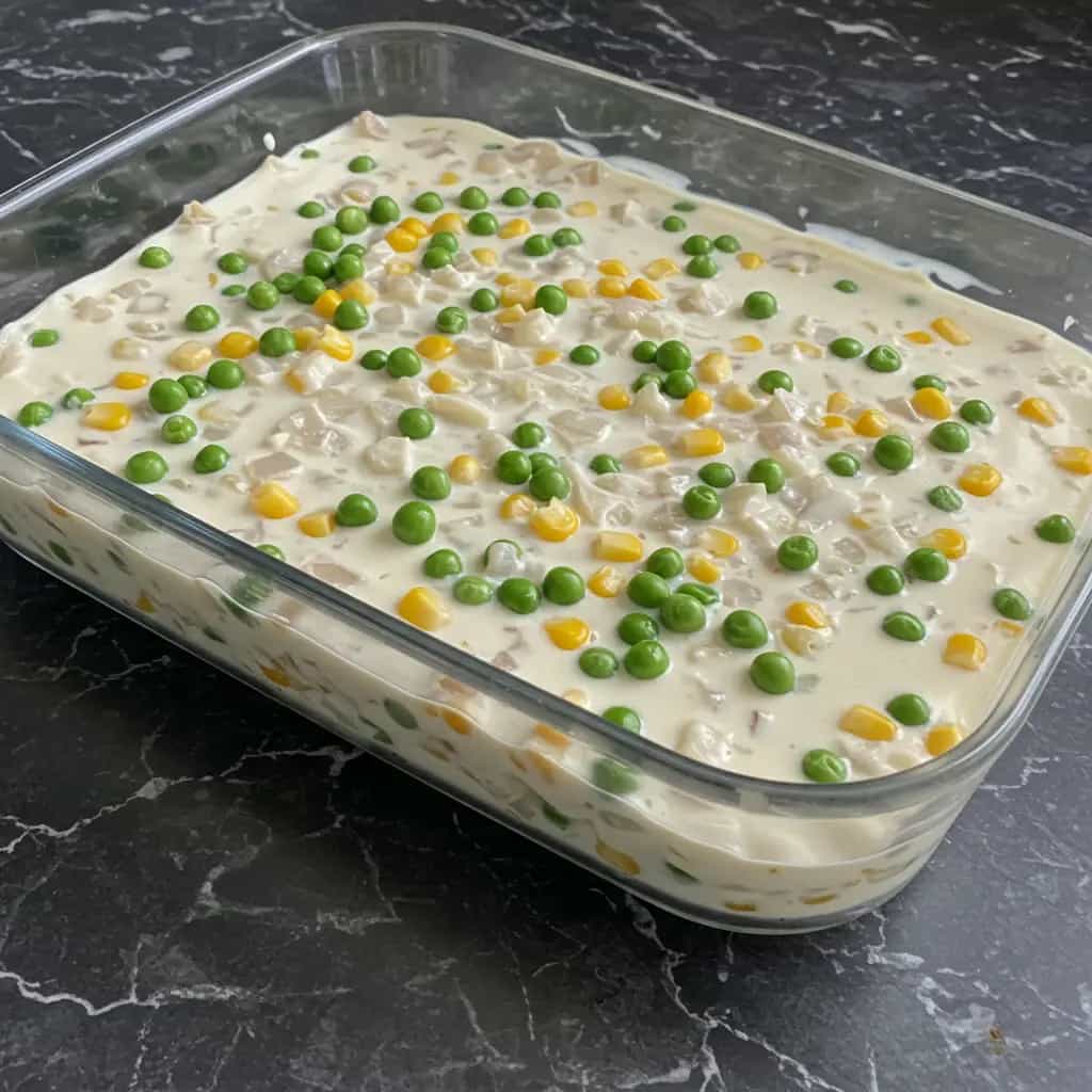 Torta Fria de Frango Cremosa