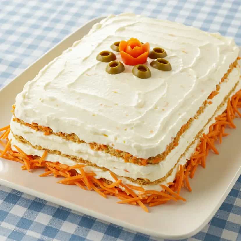 Foto deliciosa de Torta Fria de Pão de Forma pronta para servir - Tortas Salgadas