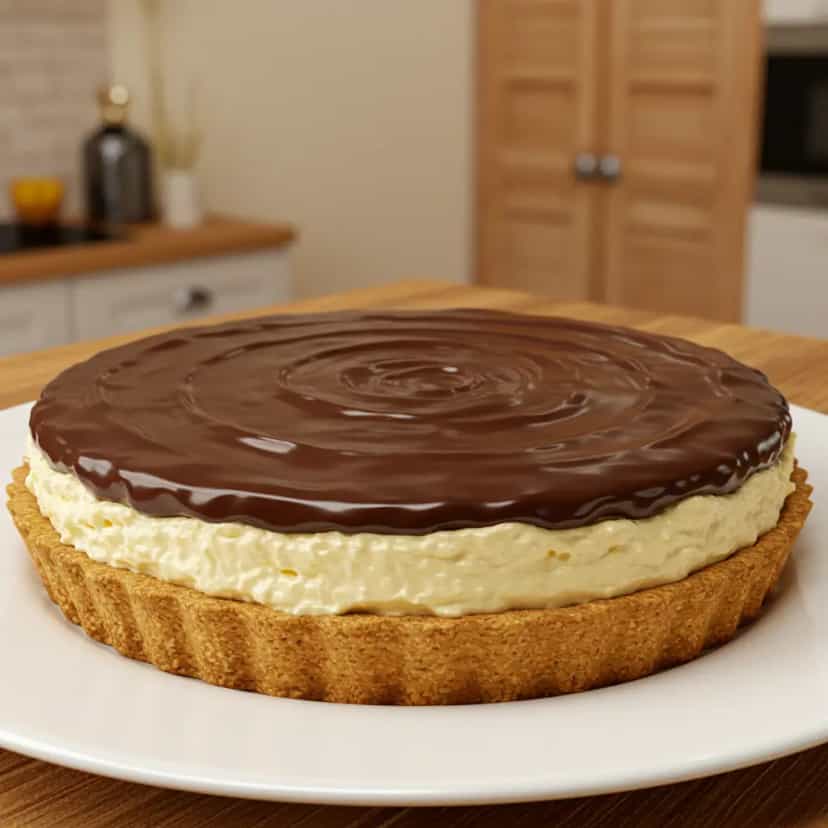 Foto deliciosa de Torta Holandesa pronta para servir - Tortas & Tortinhas