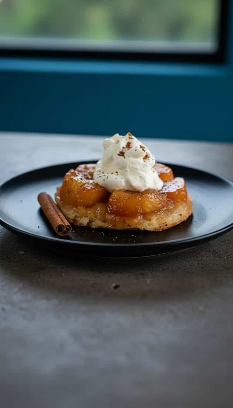 Foto deliciosa de Torta Invertida de Banana com Caramelo pronta para servir - Tortas & Tortinhas