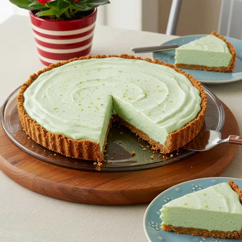 Foto deliciosa de Torta Limão Cremosa pronta para servir - Tortas & Tortinhas
