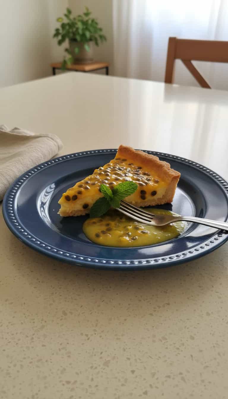 Foto deliciosa de Torta mousse de maracujá pronta para servir - Tortas & Tortinhas