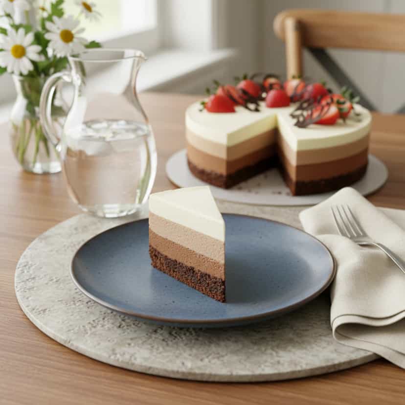 Foto deliciosa de Torta Napolitana de Peru Defumado pronta para servir - Tortas Salgadas