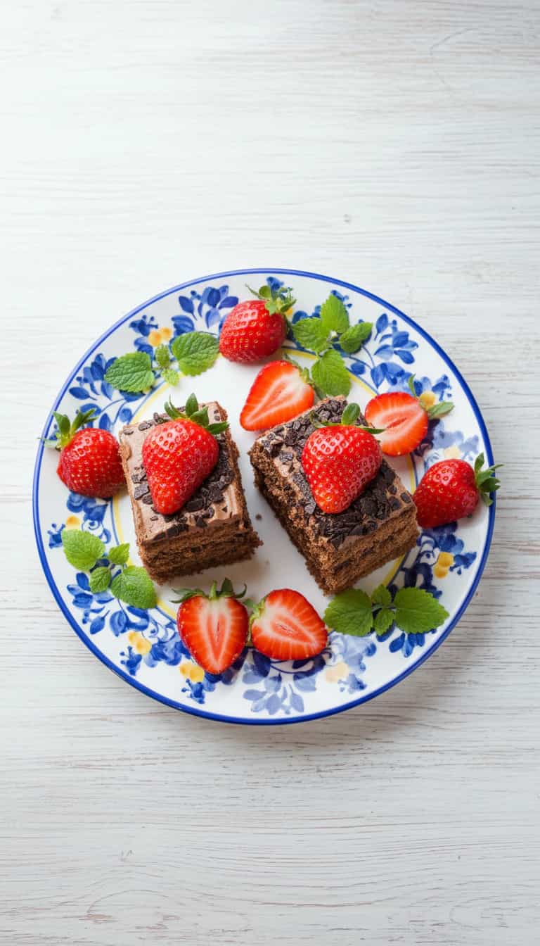Foto deliciosa de Torta Napolitana Trufada de Chocolate pronta para servir - Tortas & Tortinhas