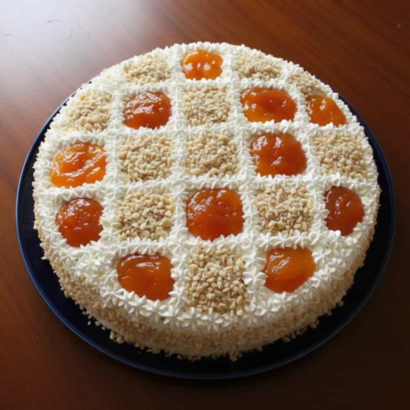 Foto deliciosa de Torta Paraense de Cupuaçu e Castanha pronta para servir - Tortas & Tortinhas