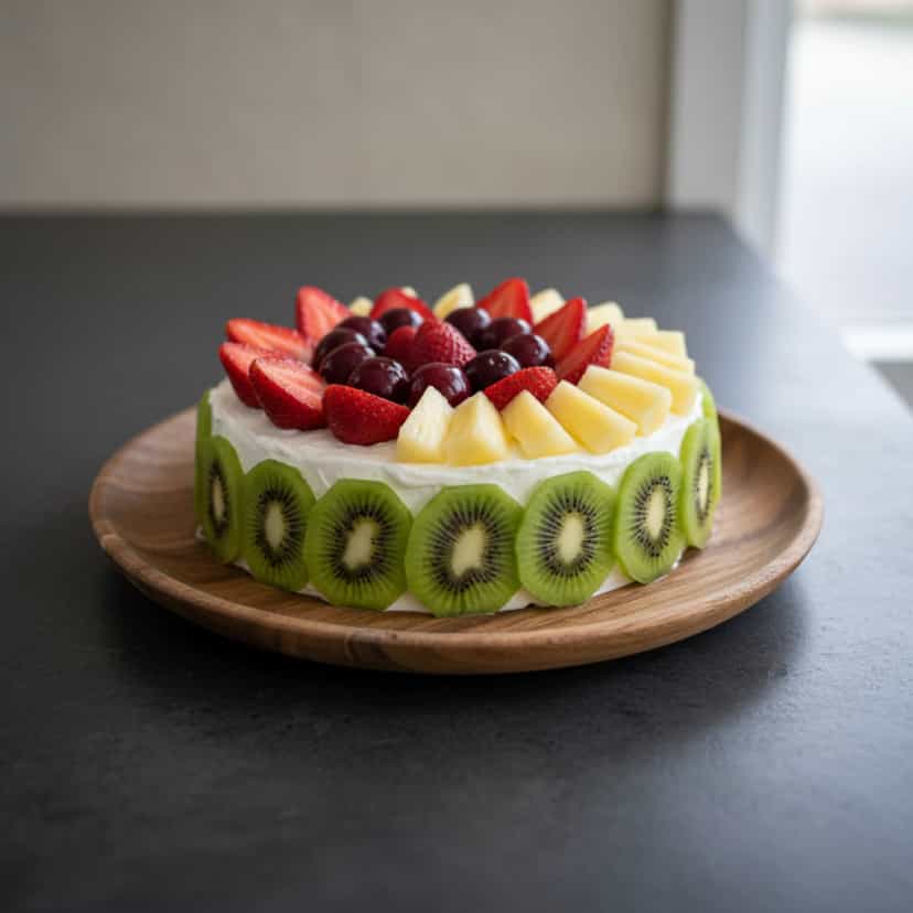 Foto deliciosa de Torta Primavera de Coco pronta para servir - Tortas & Tortinhas