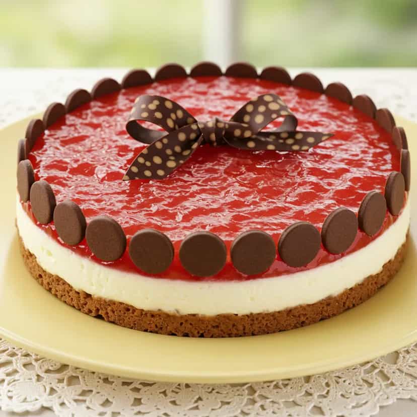 Foto deliciosa de Torta Romeu e Julieta com Cream Cheese pronta para servir - Tortas & Tortinhas