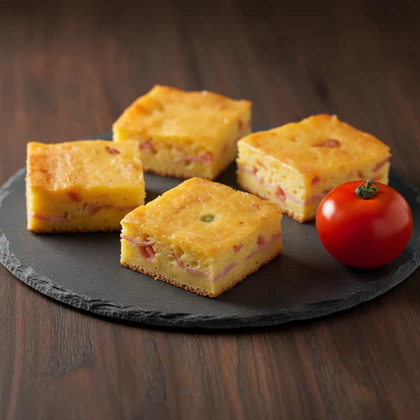 Foto deliciosa de Torta Saborosa de Laranja pronta para servir - Tortas Salgadas