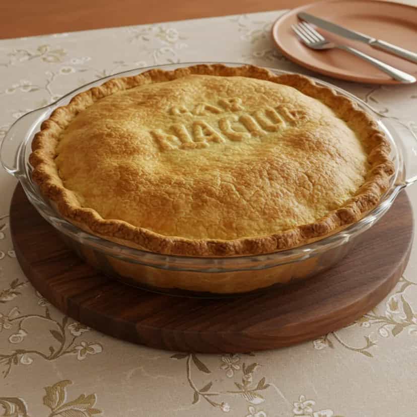 Foto deliciosa de Torta Salgada de Frango Cremosa pronta para servir - Tortas Salgadas