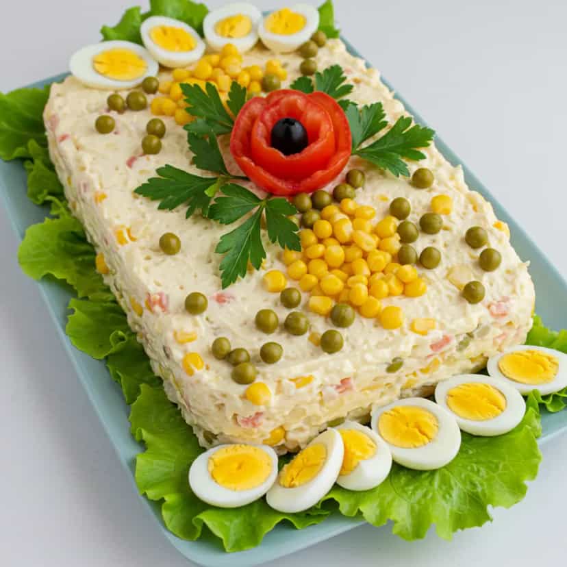 Foto deliciosa de Torta Salgada de Frango e Batata pronta para servir - Tortas Salgadas