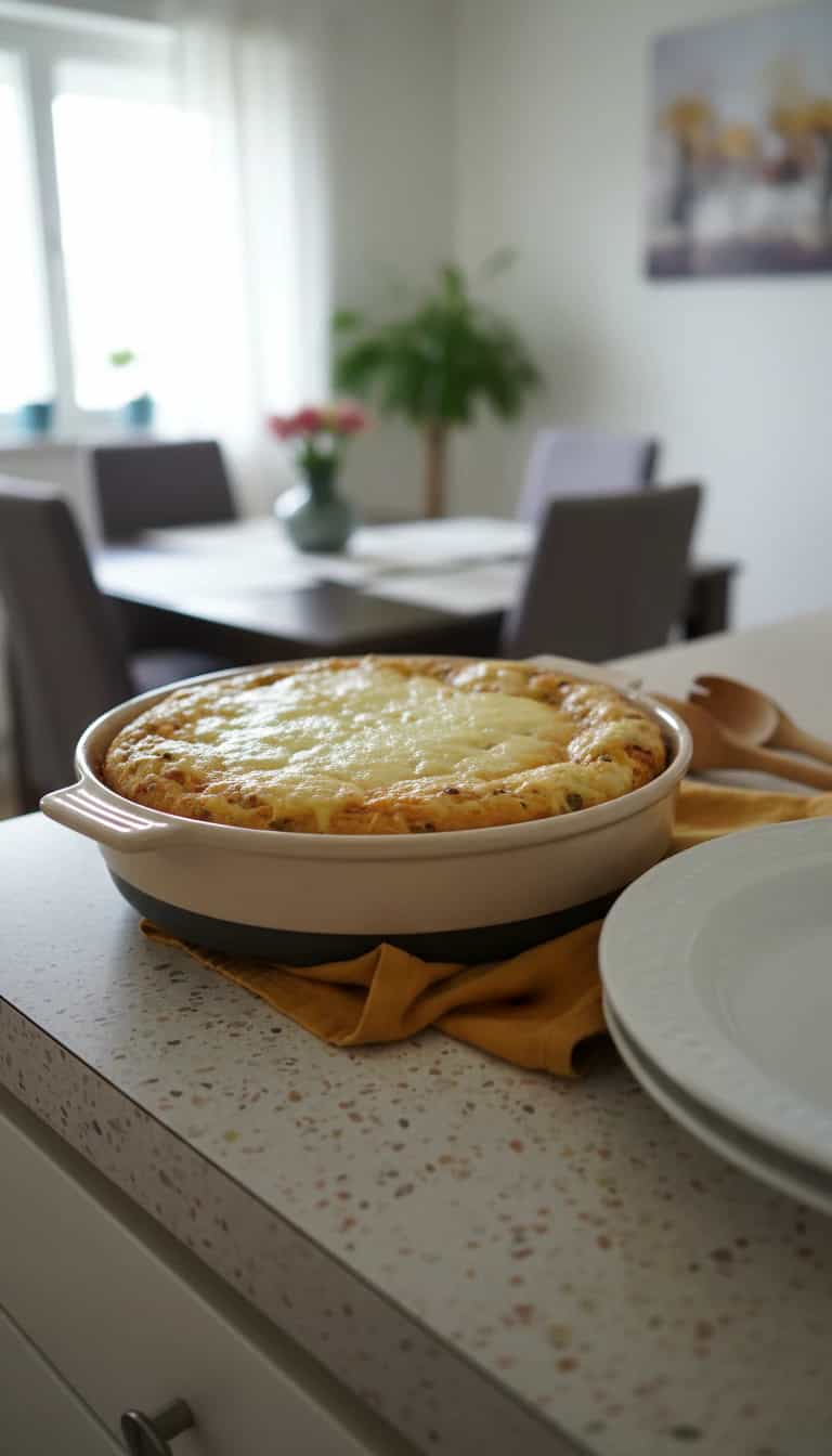 Foto deliciosa de Torta Salgada de Frango e Queijo pronta para servir - Tortas Salgadas