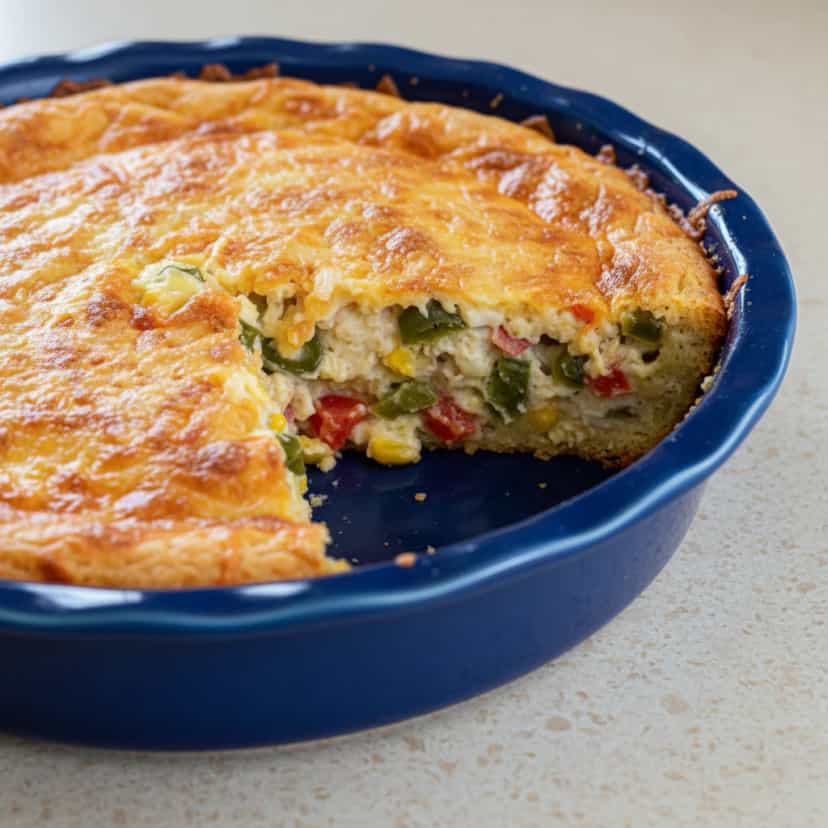Foto deliciosa de Torta Salgada de Sardinha pronta para servir - Tortas Salgadas