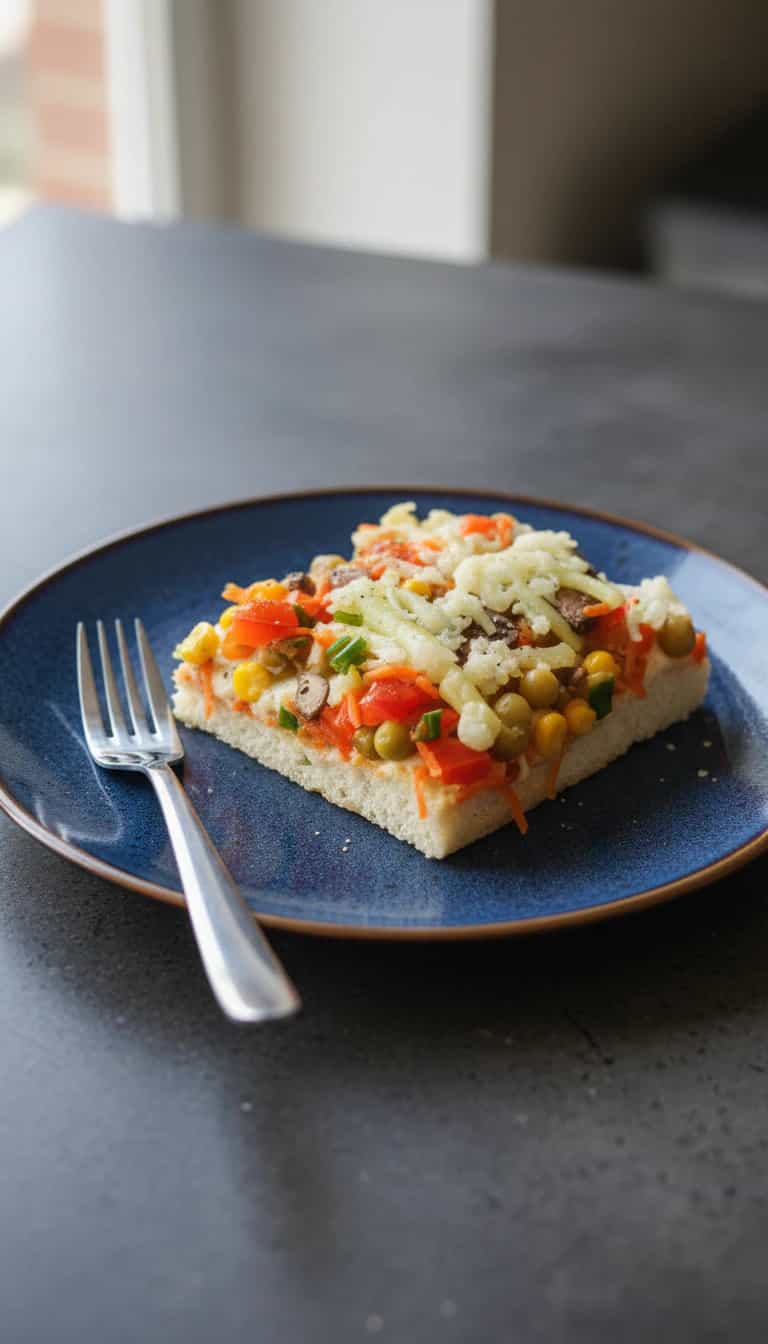 Foto deliciosa de Torta Salgada Vegana de Portobello pronta para servir - Tortas Salgadas