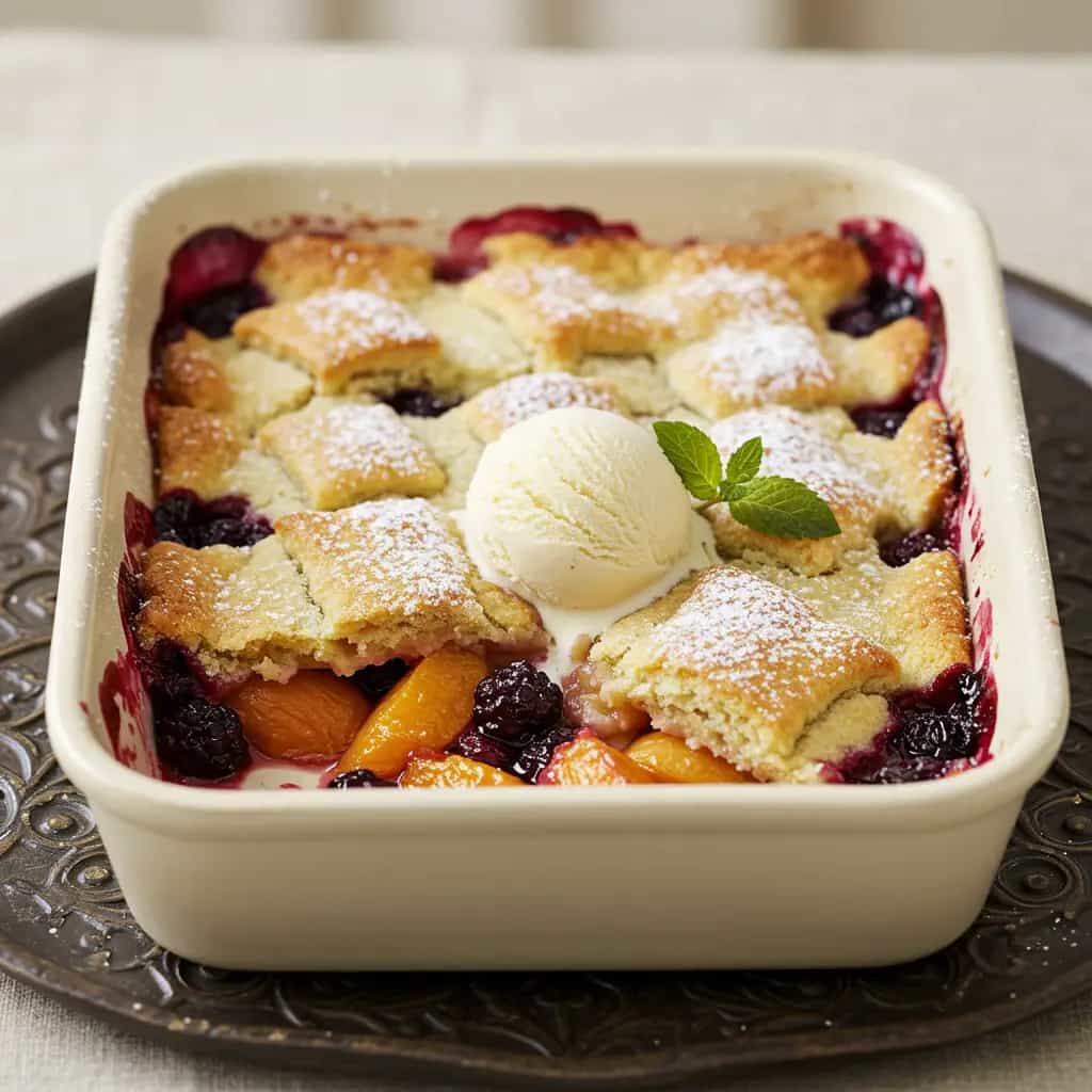 Torta Trançada de Frutas Brasileiras