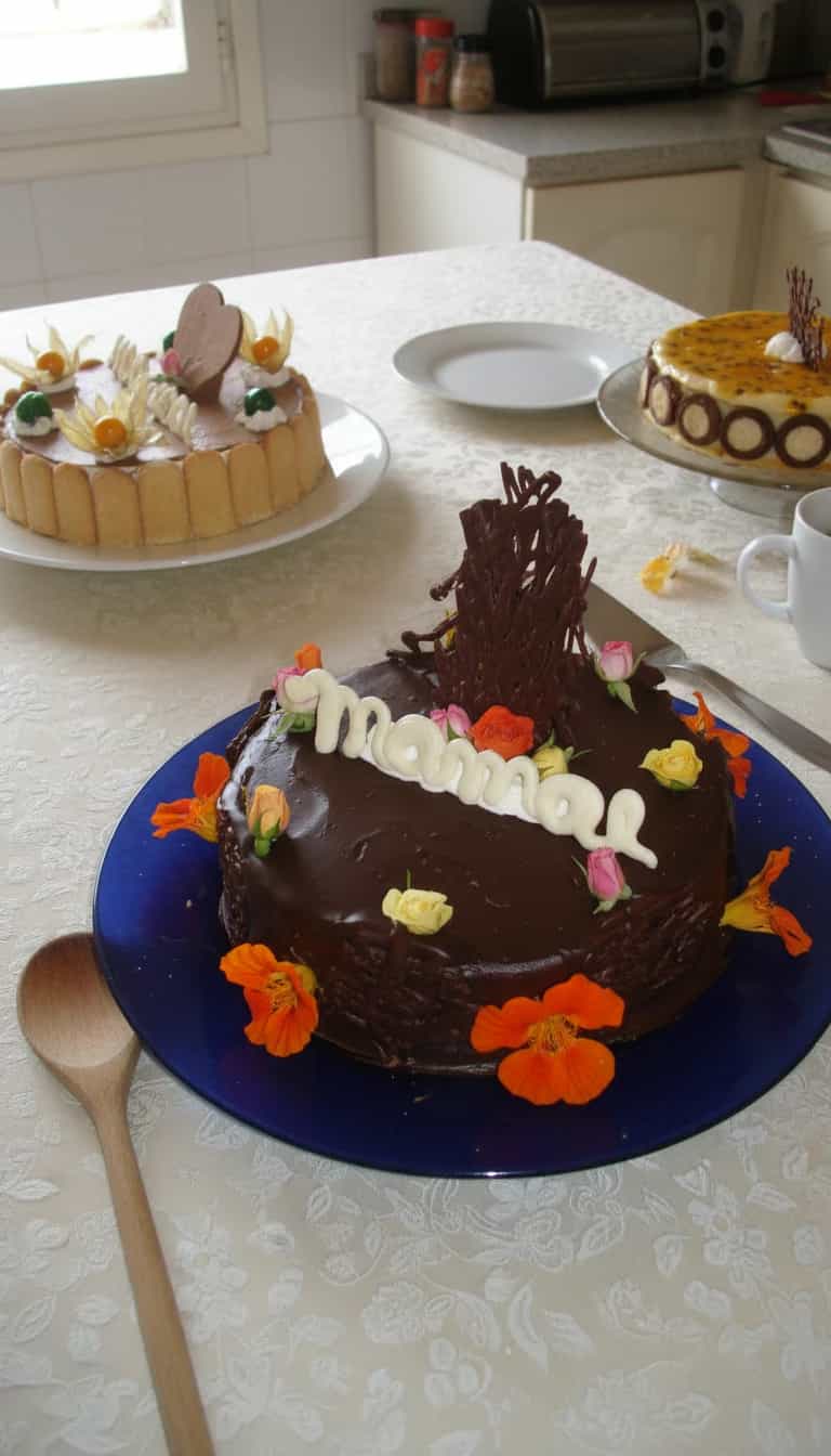 Foto deliciosa de Torta Trufada de Chocolate pronta para servir - Tortas & Tortinhas