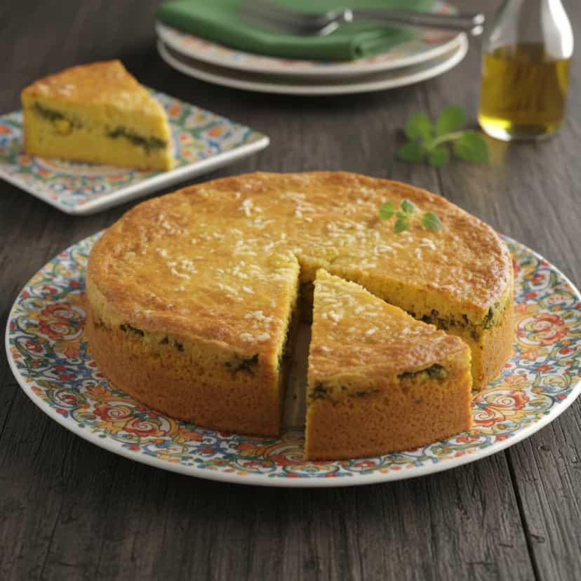Foto deliciosa de Torta Vegetariana de Abóbora pronta para servir - Tortas Salgadas