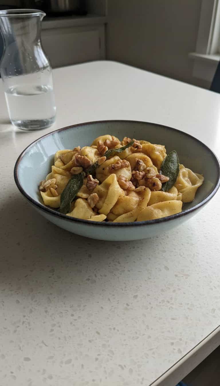Foto deliciosa de Tortelli de Abóbora pronta para servir - Massas & Macarrão