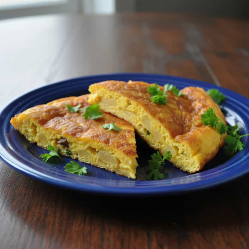 Foto deliciosa de Tortilha Argentina pronta para servir - Pratos Brasileiros Icônicos