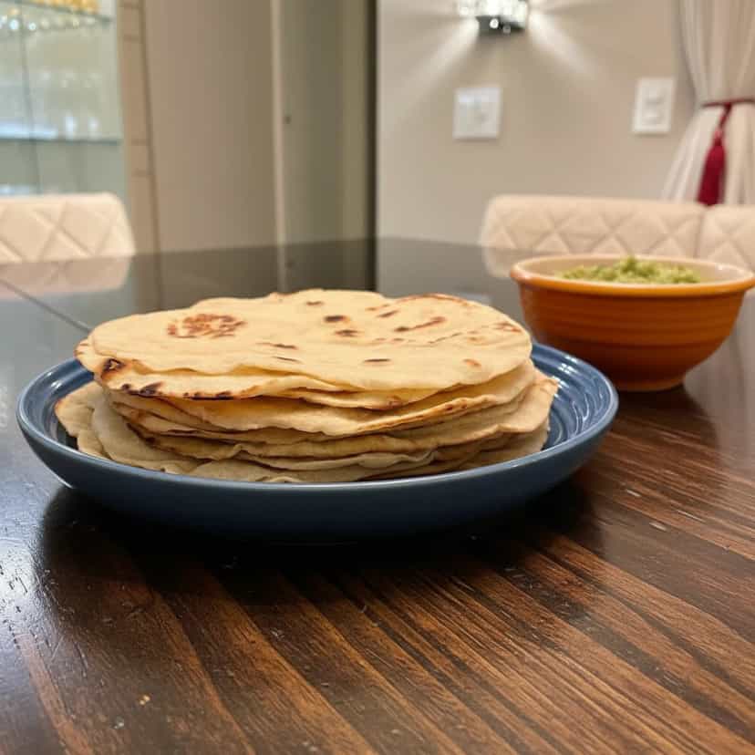 Foto deliciosa de Tortilhas Caseiras pronta para servir - Outras Receitas