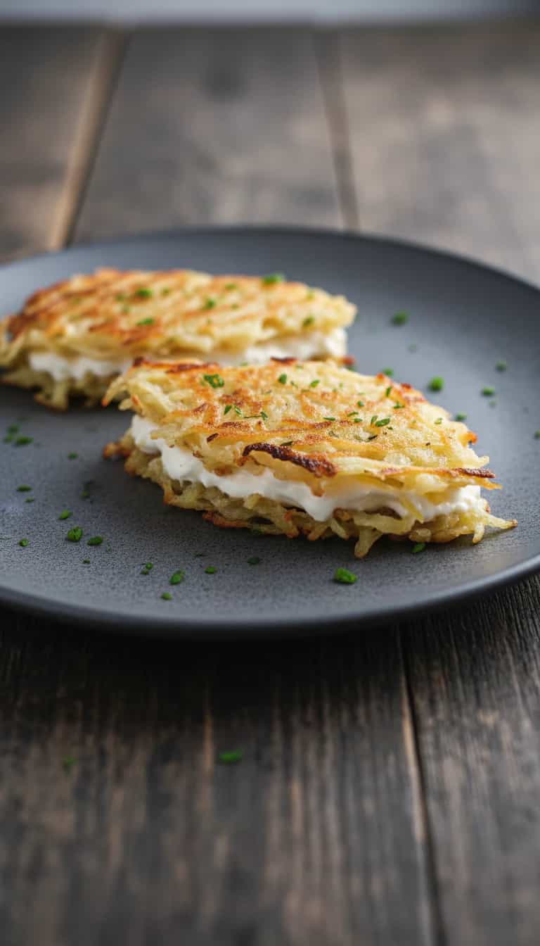 Foto deliciosa de Tortilhas de Batata com Requeijão pronta para servir - Salgadinhos
