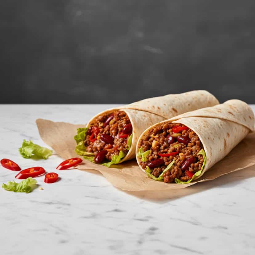 Foto deliciosa de Tortilhas Recheadas com Patinho pronta para servir - Outras Receitas