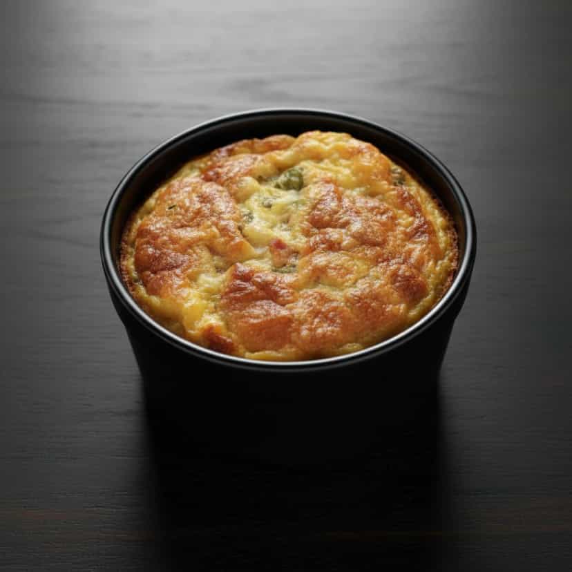 Foto deliciosa de Tortinha de Ervilha pronta para servir - Salgadinhos