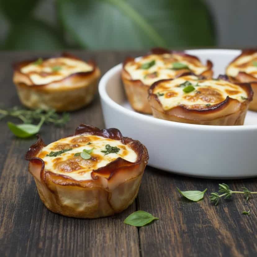Foto deliciosa de Tortinha de Peito de Peru pronta para servir - Salgadinhos