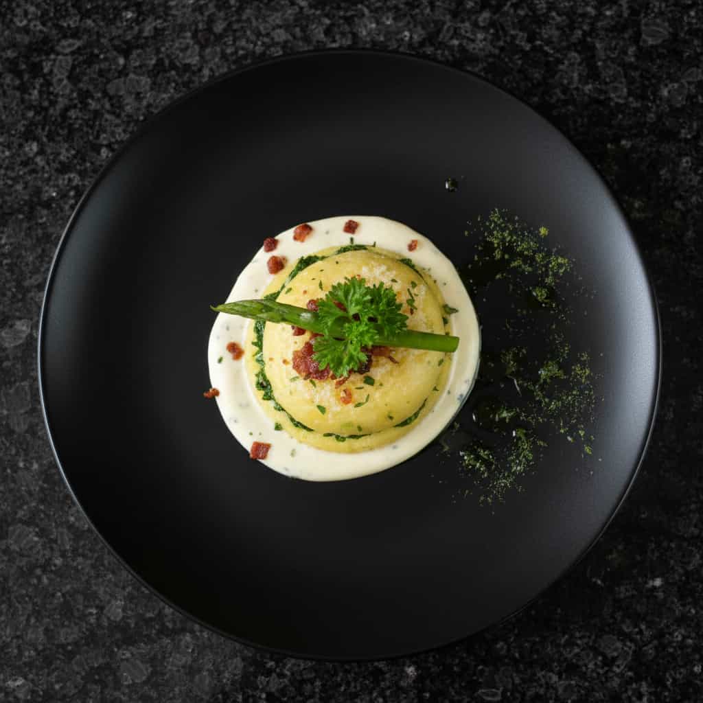 Tortinha de Polenta Recheada