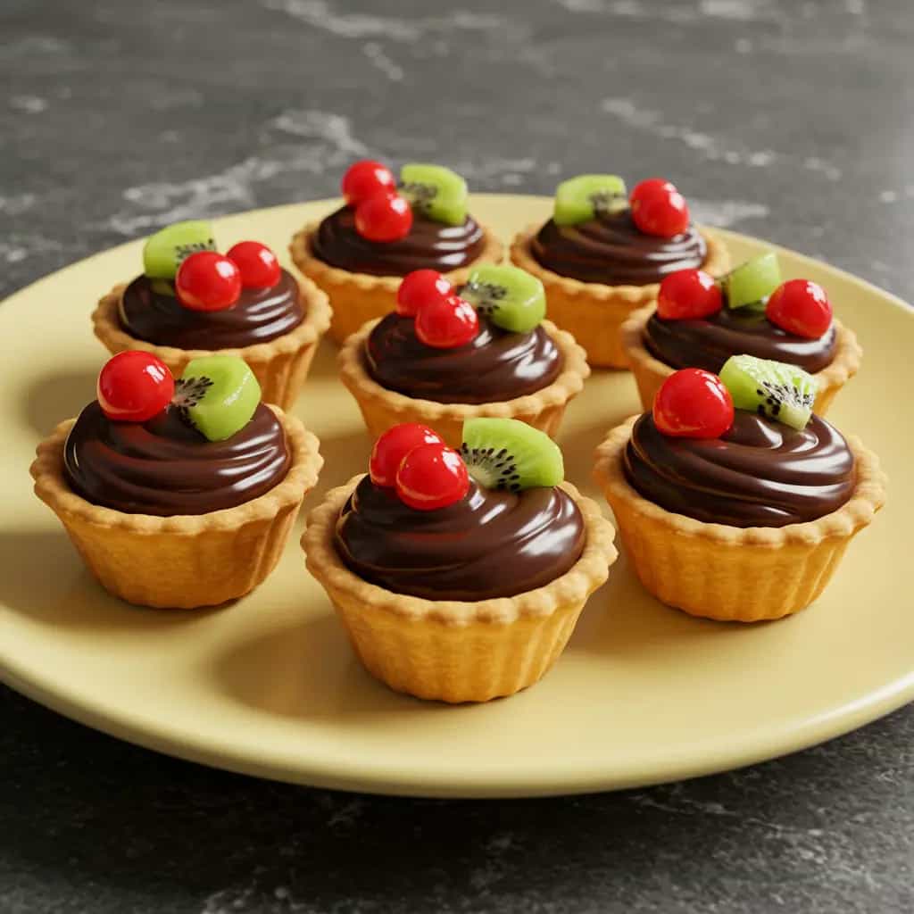 Tortinhas Veganas de Chocolate