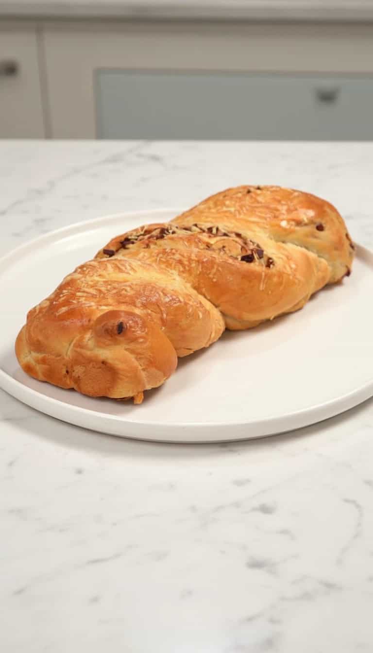 Foto deliciosa de Trança de Calabresa pronta para servir - Lanches de Padaria