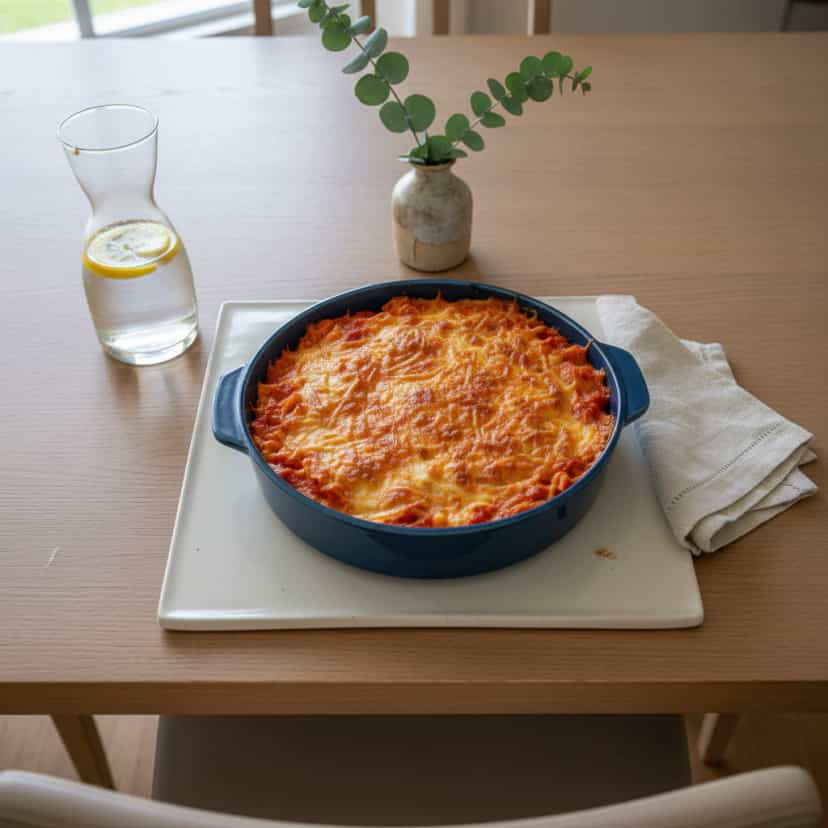 Foto deliciosa de Travessa Cremosa de Sardinha ao Forno pronta para servir - Peixes & Frutos do Mar