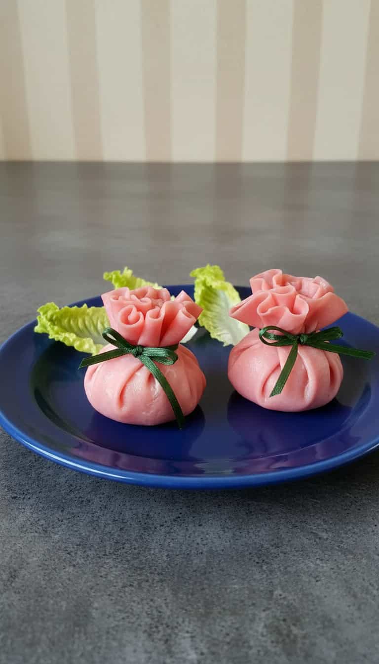 Foto deliciosa de Trouxinhas de Mortadela pronta para servir - Salgadinhos