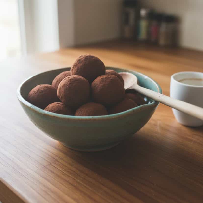 Foto deliciosa de Trufas Brasileiras de Chocolate pronta para servir - Outras Receitas