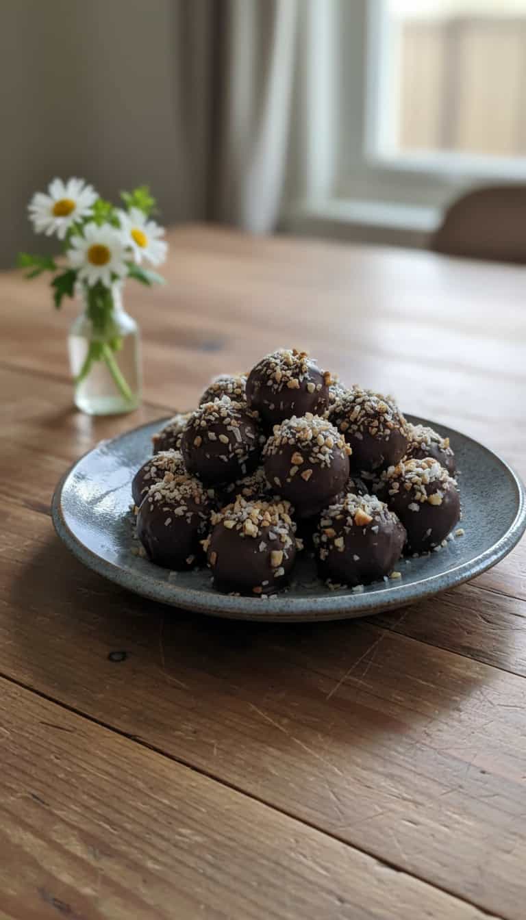 Foto deliciosa de Trufas Brasileiras de Panetone pronta para servir - Outras Receitas