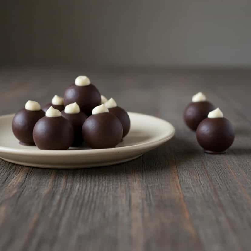 Foto deliciosa de Trufas de Café com Chocolate pronta para servir - Outras Receitas