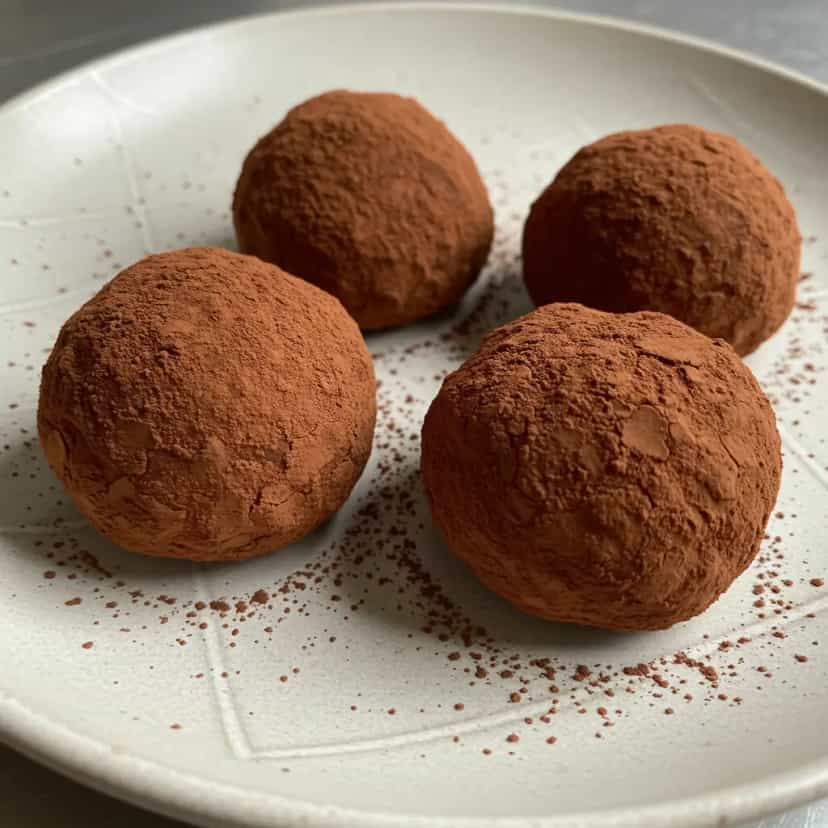 Foto deliciosa de Trufas de Chocolate pronta para servir - Outras Receitas