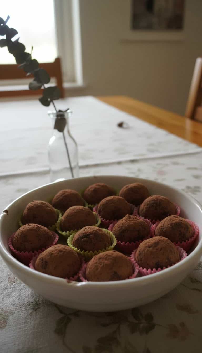 Trufas de Chocolate ao Leite