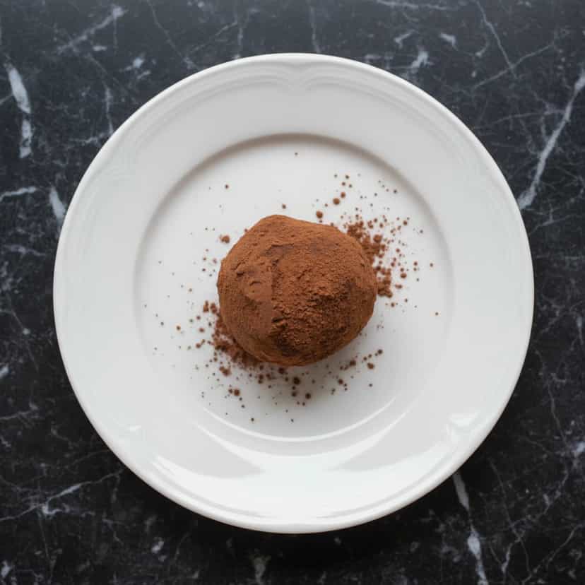 Foto deliciosa de Trufas de Chocolate Clássicas pronta para servir - Outras Receitas