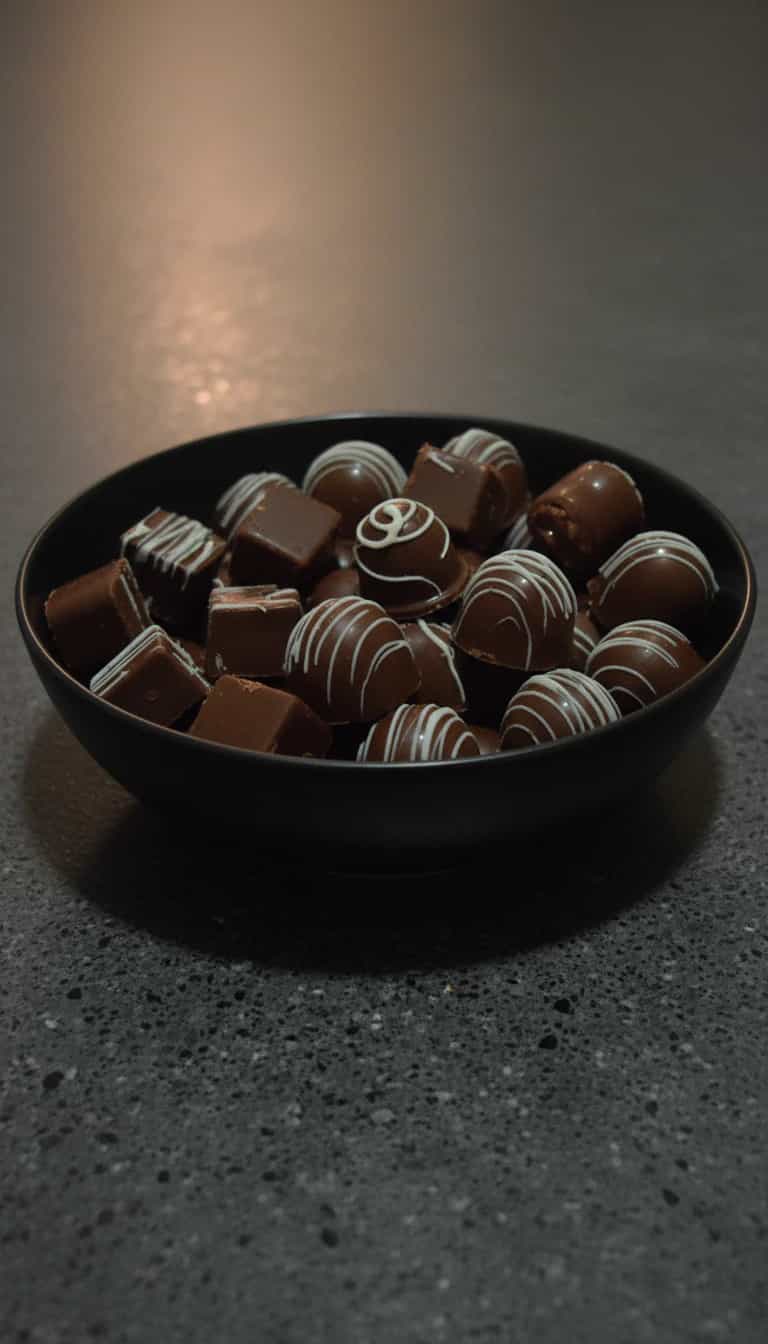 Foto deliciosa de Trufas de Chocolate Meio Amargo pronta para servir - Outras Receitas