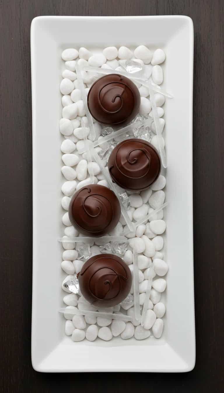 Foto deliciosa de Trufas de Chocolate: Receita Deliciosa pronta para servir - Outras Receitas