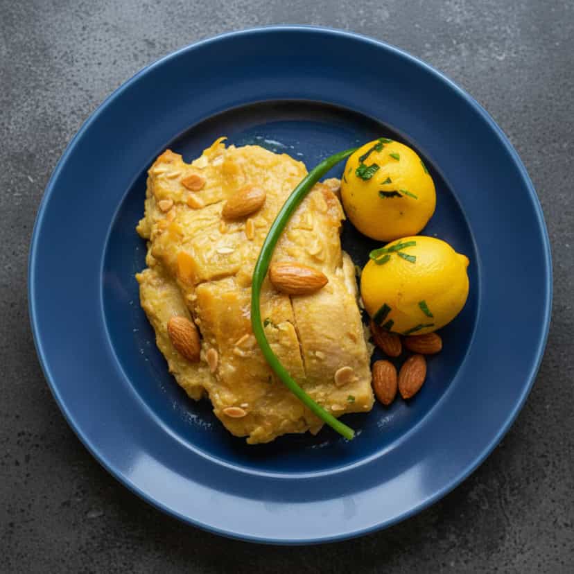 Foto deliciosa de Truta ao Vapor com Batata Bolinha pronta para servir - Peixes & Frutos do Mar