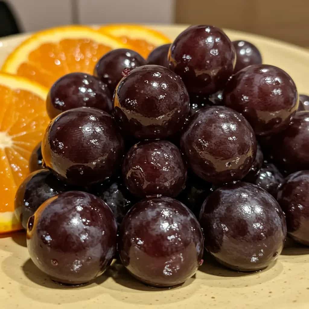 Uvas Caramelizadas com Limão