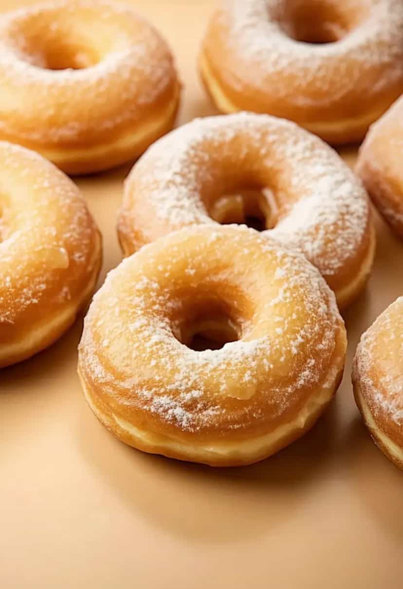 Foto deliciosa de Donuts de Baunilha pronta para servir - Outras Receitas