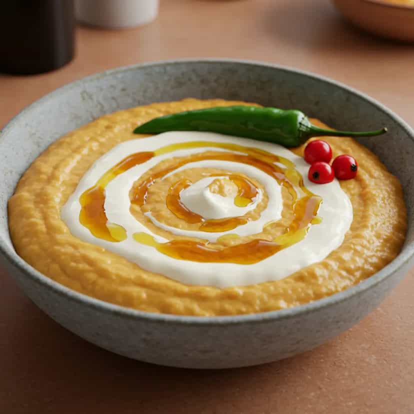 Foto deliciosa de Vatapá Cremoso com Arroz de Bacalhau pronta para servir - Pratos Brasileiros Icônicos