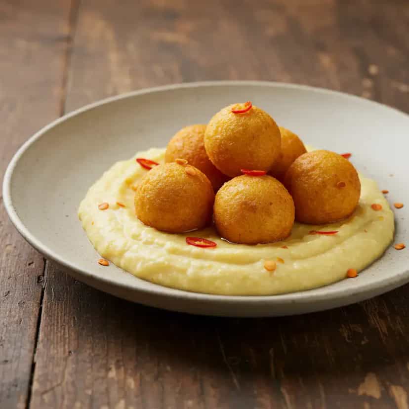 Foto deliciosa de Vatapá Cremoso de Peixe e Frango pronta para servir - Pratos Brasileiros Icônicos